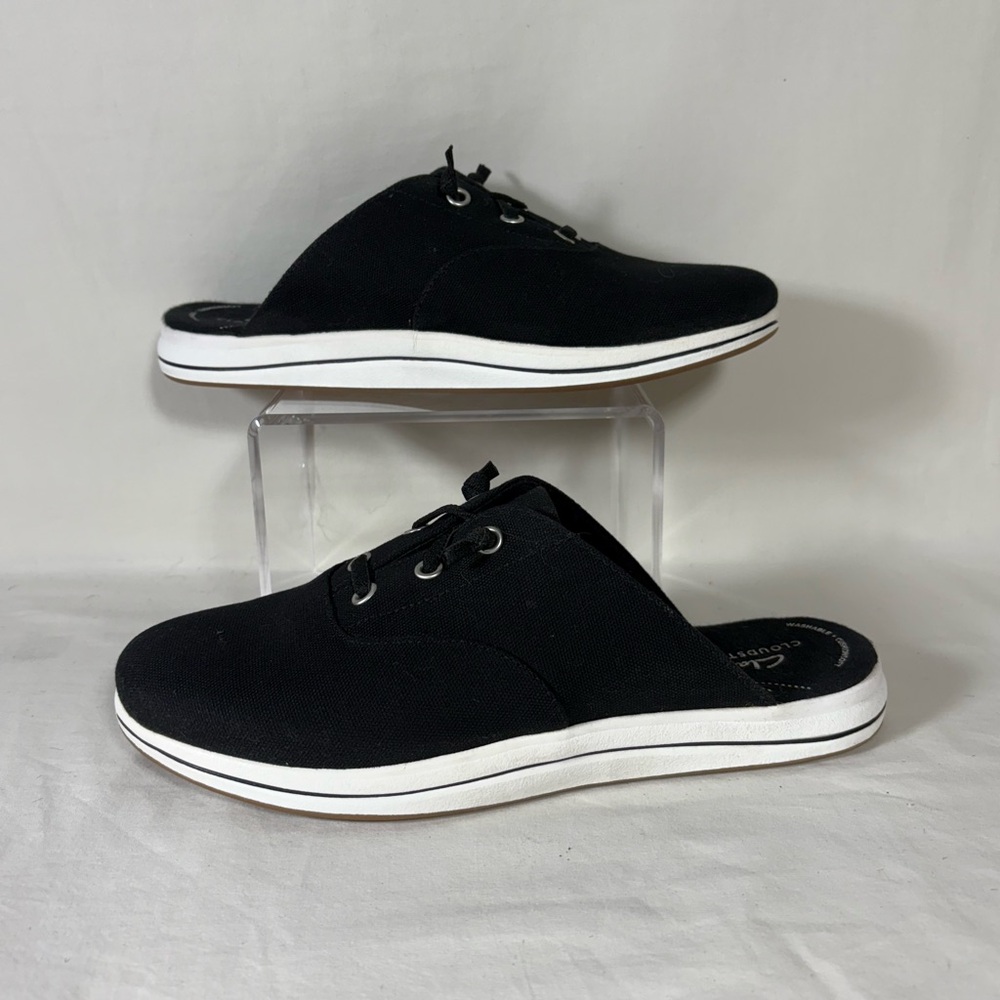 Clarks Cloudsteppers Breeze Clara Slip-On Black Mule Women's Size 8.5 M